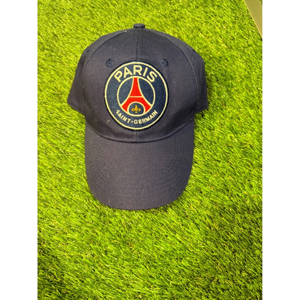 Paris‎ Saint Germain Navy Blue Embroidered Logo  Cap Adjustable Strap OSFA 58cm